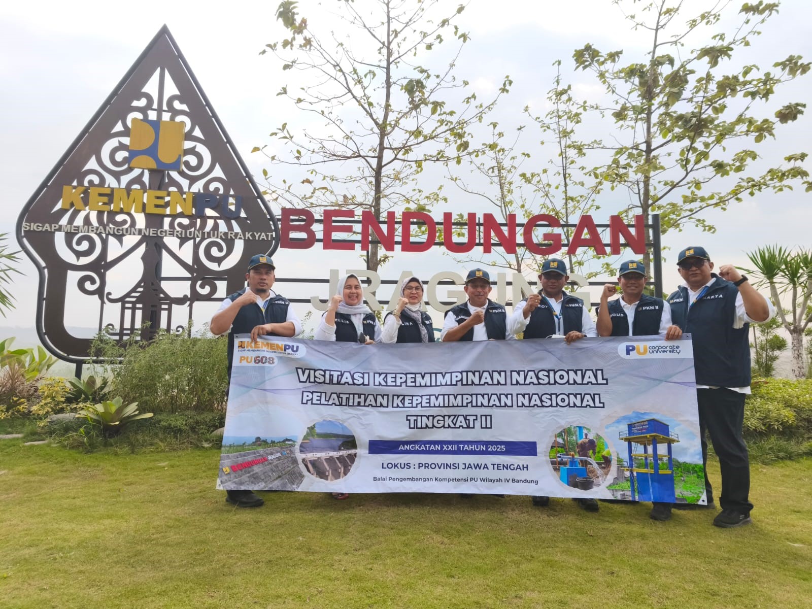 Kelompok Lokus Jawa Tengah Mengunjungi Pembangunan Bendungan Jragung