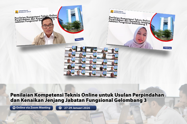 Penilaian Kompetensi Teknis Online Gelombang 3 Resmi Dibuka, Perkuat Manajemen Talenta ASN Kementerian PU