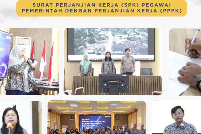 Penandatanganan Surat Perjanjian Kerja (SPK) – Langkah Baru Menuju Profesionalisme ASN yang BerAKHLAK