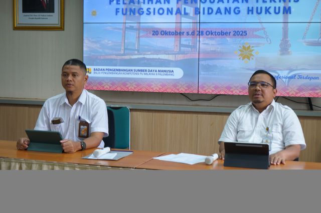 Pelatihan Penguatan Teknis Fungsional Bidang Hukum Resmi Dibuka!