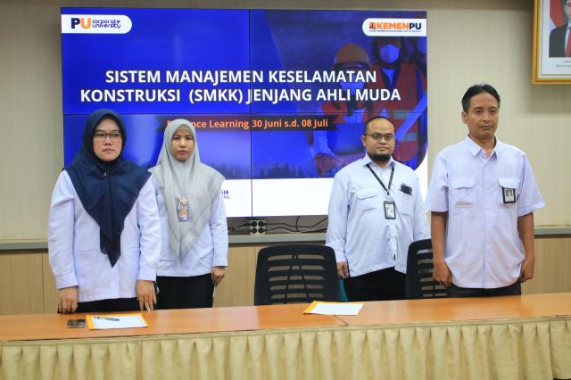 Lulus Pelatihan SMKK, ASN Kementerian PU Siap Kawal Keselamatan Konstruksi