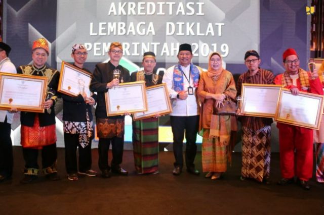 6 Balai Diklat Kementerian PUPR Raih Akreditasi dari LAN