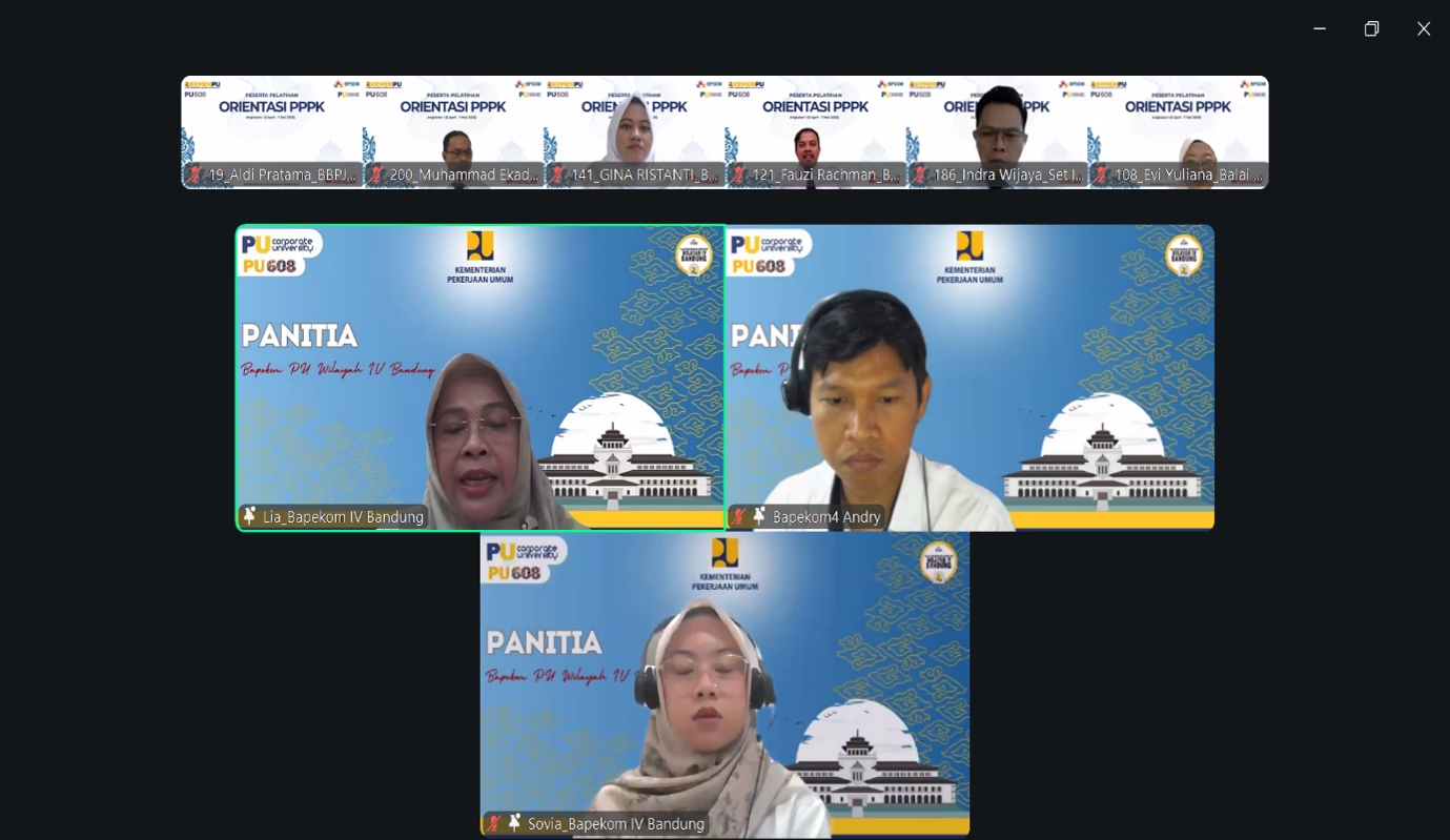 Pelaksanaan Pembukaan Orientasi PPPK Angkatan I Tahun 2026 secara daring