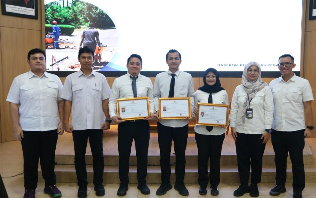Pengumuman 3 (tiga) peserta yang mendapatkan peringkat &ldquo;Terbaik&rdquo;