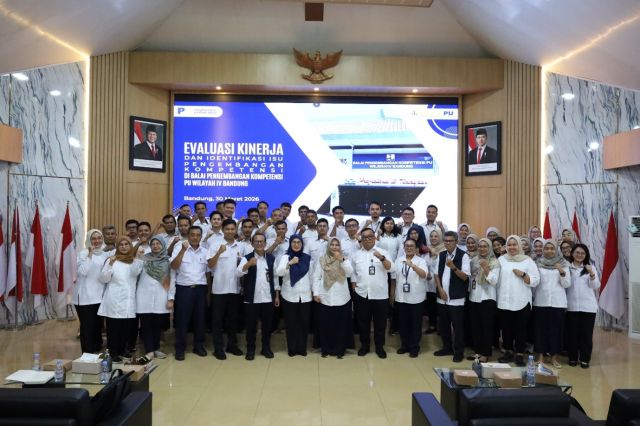 Evaluasi Kinerja Dan Pemetaan Isu Pengembangan Kompetensi, Bapekom PU Wilayah IV Bandung Perkuat SDM Profesional Dan Pelayanan Publik Berkualitas