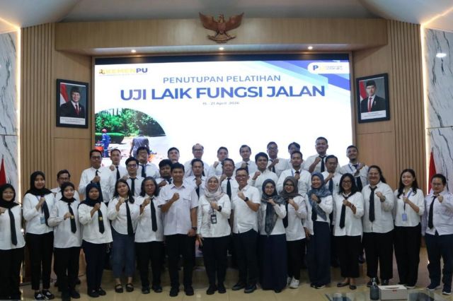 Penutupan Pelatihan Uji Laik Fungsi Jalan: SDM Jalan Diperkuat, Infrastruktur Lebih Aman Bagi Masyarakat