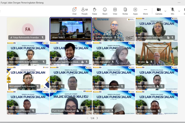 Penguatan Kualitas Infrastruktur Jalan Melalui Pelatihan Uji Laik Fungsi Jalan Berbasis Pemeringkatan Bintang Bagi Asn