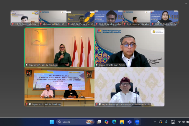 Pembukaan Distance Learning Latsar CPNS 2025 Angkatan II: Transformasi Birokrasi Menuju World Class Goverment