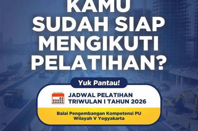 Jadwal Pelatihan Triwulan 1 Tahun 2026