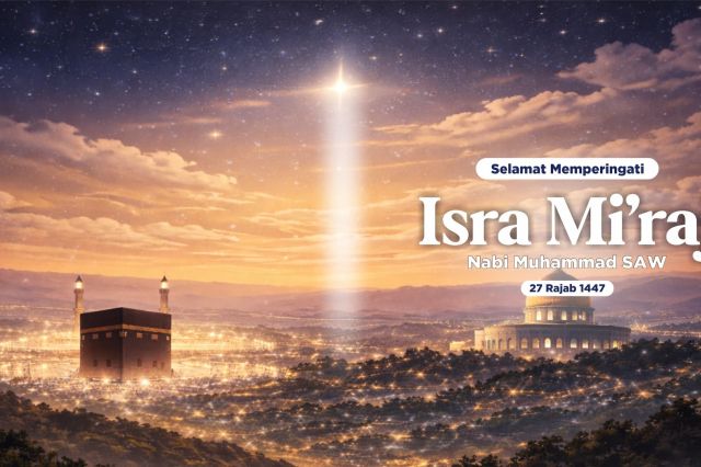 Selamat memperingati Isra Mi’raj 2026