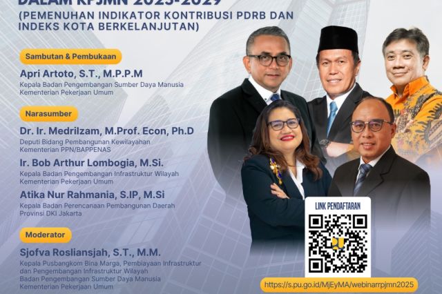 Webinar Menjawab Tantangan Baru Pembangunan Berkelanjutan dalam RPJMN 2025 - 2029 (Pemenuhan Indikator Kontribusi PDRB dan Indeks Kota Berkelanjutan)