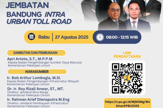 Webinar Proyek KPBU Sektor Jalan dan Jembatan – Bandung Intra Urban Toll Road