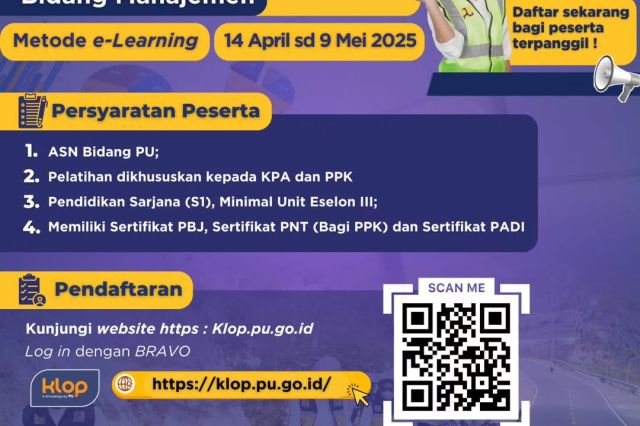 Pelatihan Pejabat Inti Satuan Kerja (PISK) - Bidang Manajemen