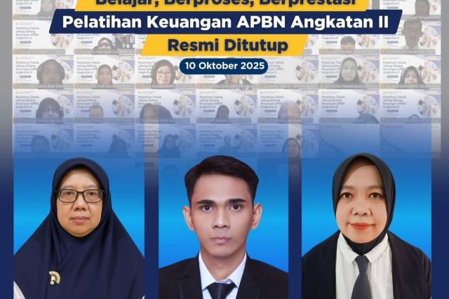 Penutupan Pelatihan Keuangan APBN Angkatan II