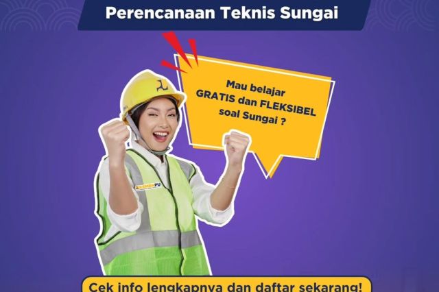 Pelatihan e-Learning Perencanaan Teknis Sungai