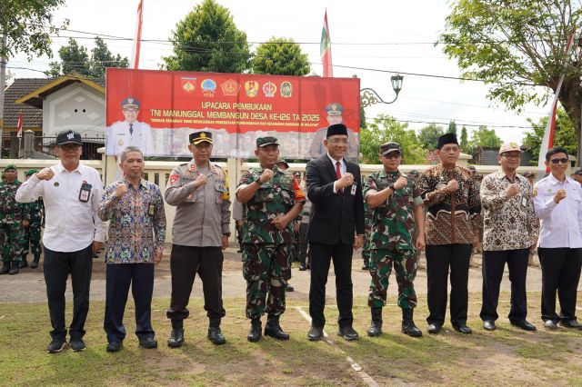 Sinergi Membangun Negeri Resmi Dimulai, Bapekom PU Wilayah V Yogyakarta, Dukungan TMMD 2025