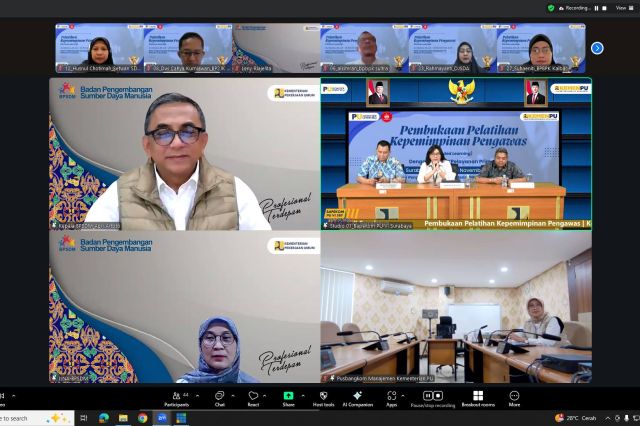 Membangun Pemimpin Pengawas yang Adaptif dan Humanis, Kementerian PU Resmi Buka PKP 2025 di Surabaya