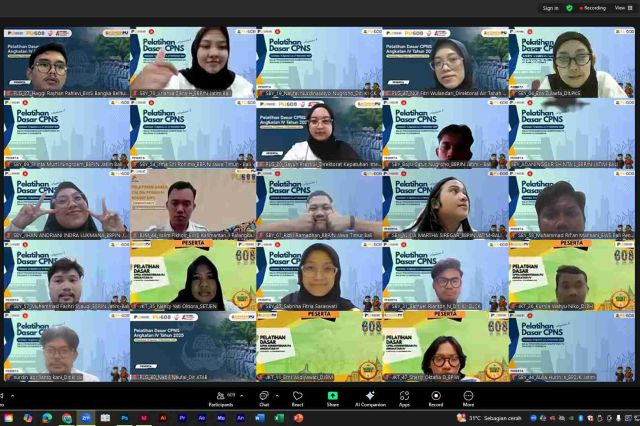 Penutupan Pelatihan Dasar CPNS Kementerian Pekerjaan Umum Angkatan IV Tahun 2025