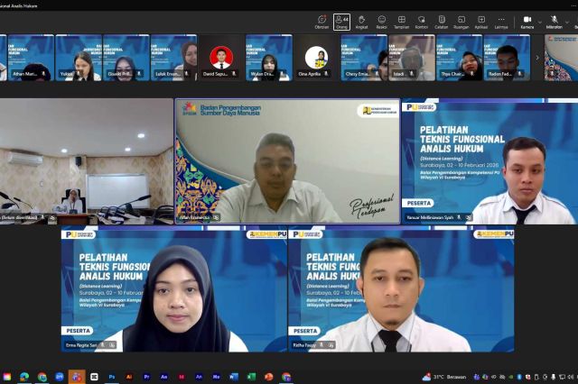 Pelatihan Analis Hukum PU Rampung, 38 Peserta Lulus 100 Persen