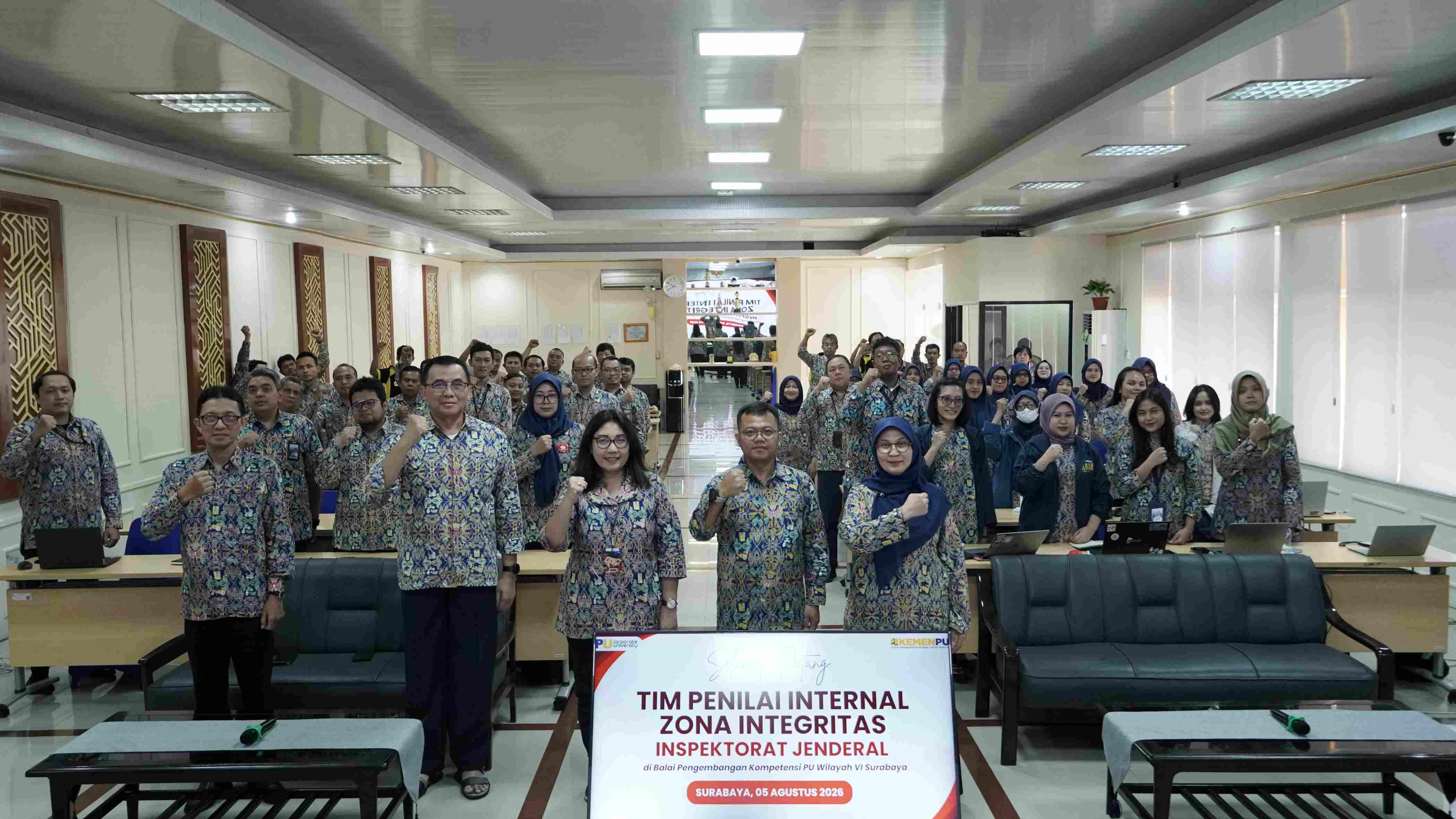 DARI TPI, KE TPN: Bapekom PU Wilayah VI Surabaya Perkuat Kesiapan Menuju WBK/WBBM