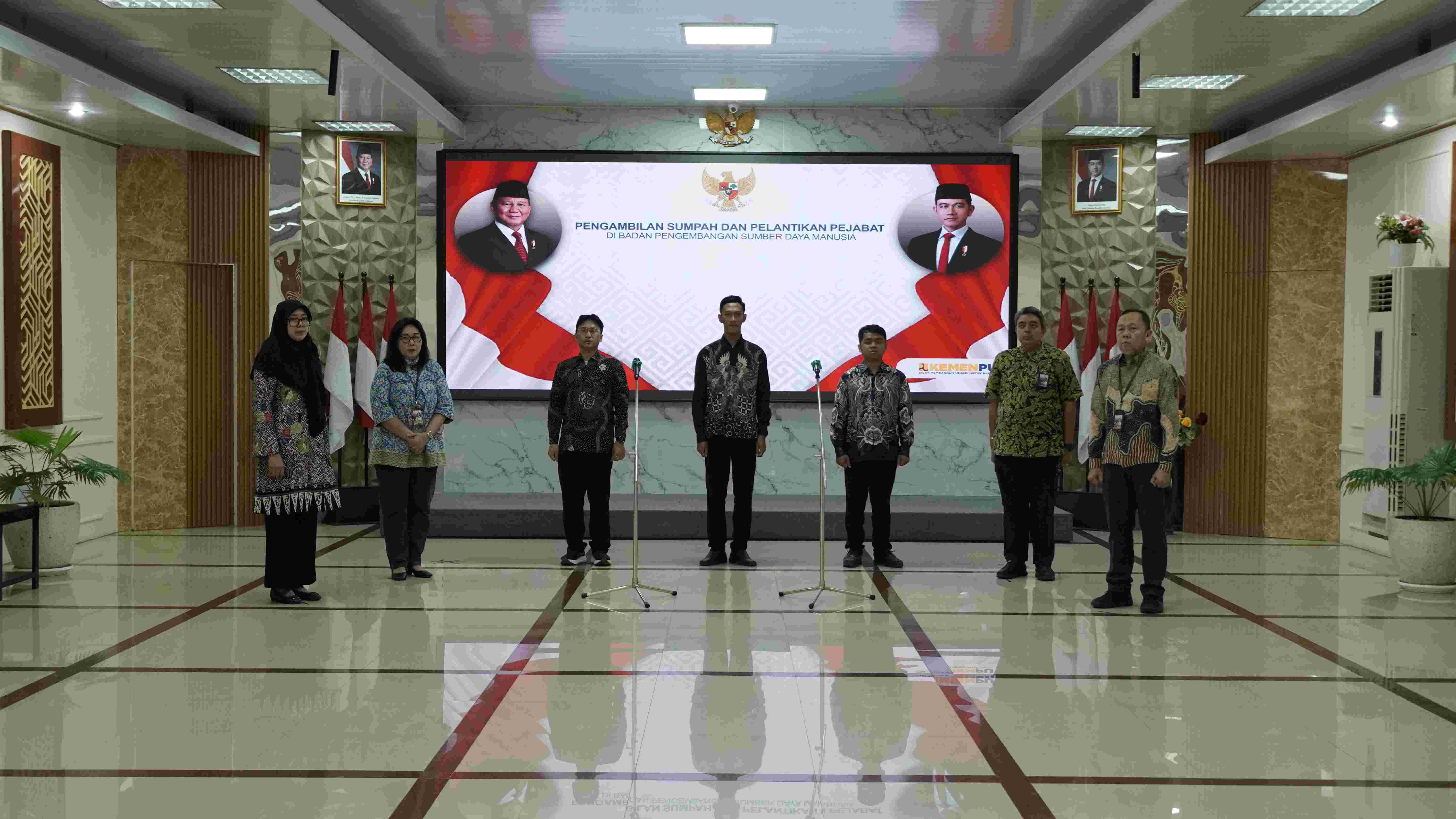BPSDM Kementerian PU Lantik Pejabat Fungsional dan Ambil Sumpah PNS, Perkuat SDM Profesional untuk Mendukung Asta Cita dan PU 608
