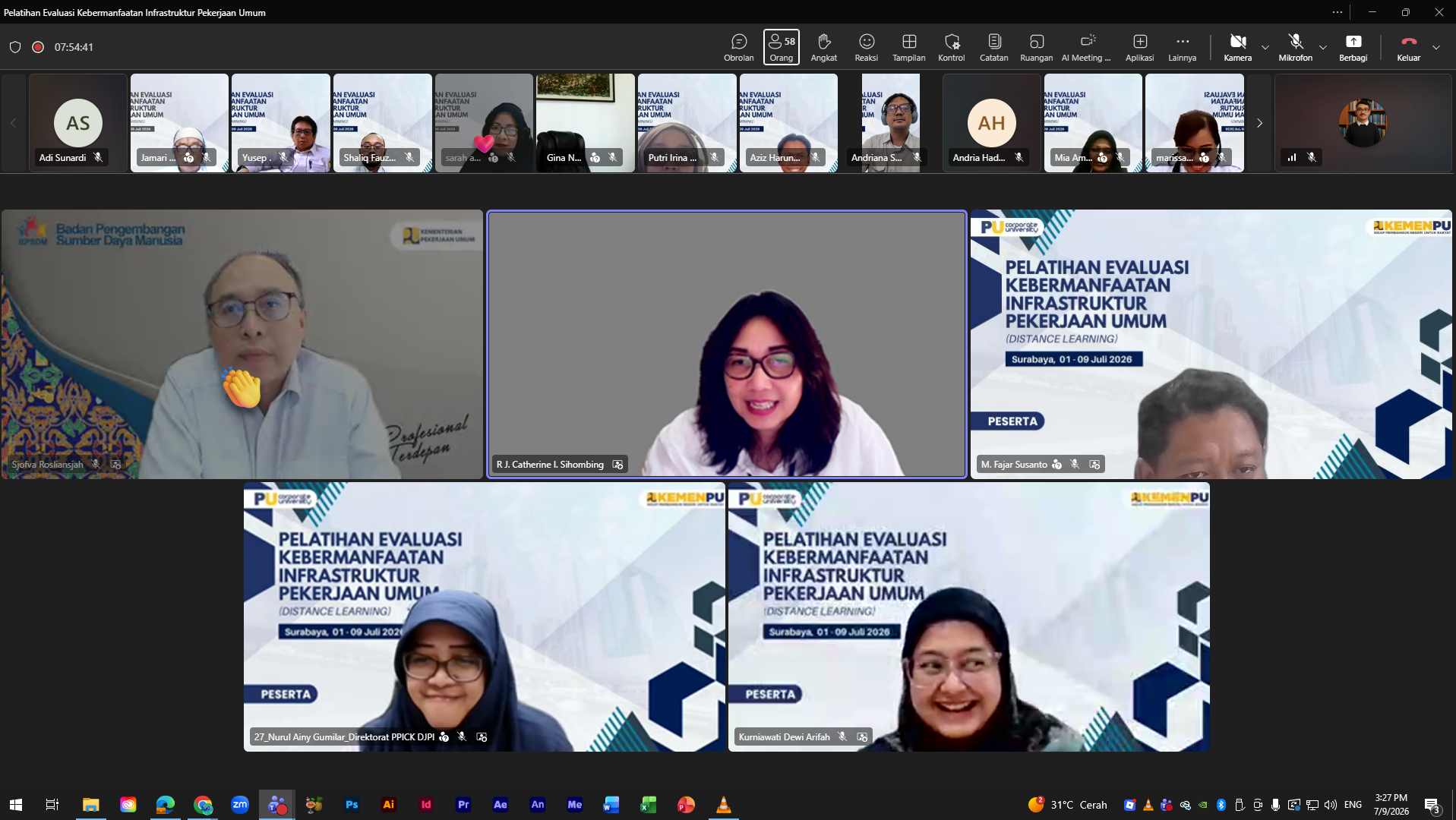 Peserta Tuntaskan Pelatihan Evaluasi Kebermanfaatan Infrastruktur PU Batch II, Perkuat Kompetensi ASN dalam Mengukur Dampak Pembangunan