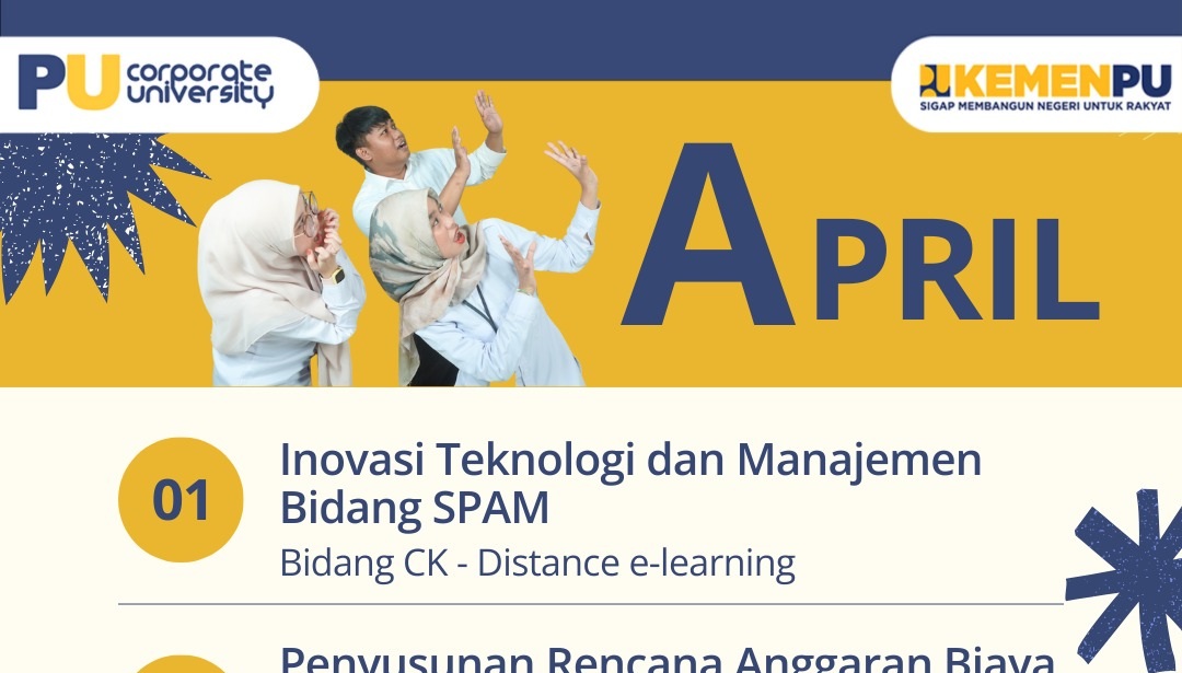 Jadwal Pelatihan Bulan April 2026