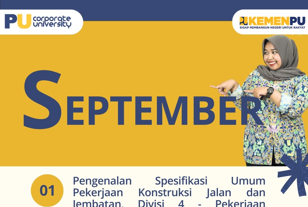 Jadwal Pelatihan Bulan September 2026