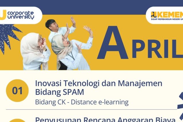 Jadwal Pelatihan Bulan April 2026