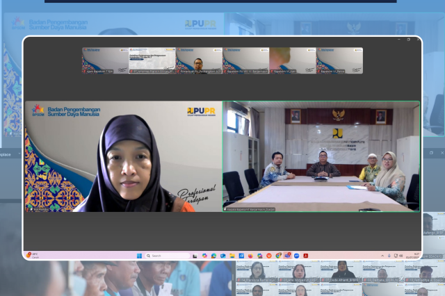BPSDM PERKUAT KOMPETENSI ASN LEWAT PELATIHAN KONSTRUKSI TPA DAN IPLT BERBASIS DISTANCE LEARNING