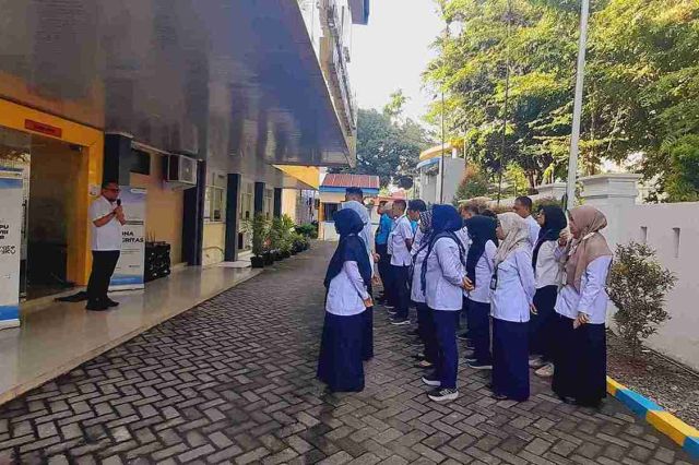 Rutin Gelar Apel Pagi dan Sore untuk Tingkatkan Disiplin Pegawai Bapekom PU Wilayah VIII Makassar