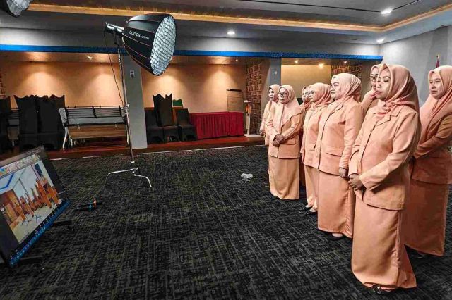 Pengukuhan Dharma Wanita Persatuan Wilayah Kerja Kementerian PU Masa Bakti 2024–2029 Secara Virtual