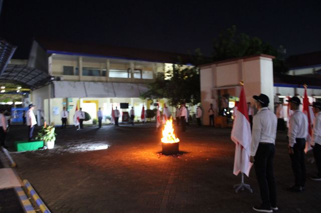 Api Semangat Bela Negara Orientasi PPPK Batch 3 Kementerian PUPR