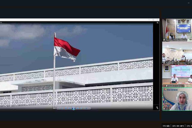 Pembukaan Dua Pelatihan Teknis Fungsional Digelar Secara Virtual, Dipimpin Kapusbangkom Manajemen BPSDM PU