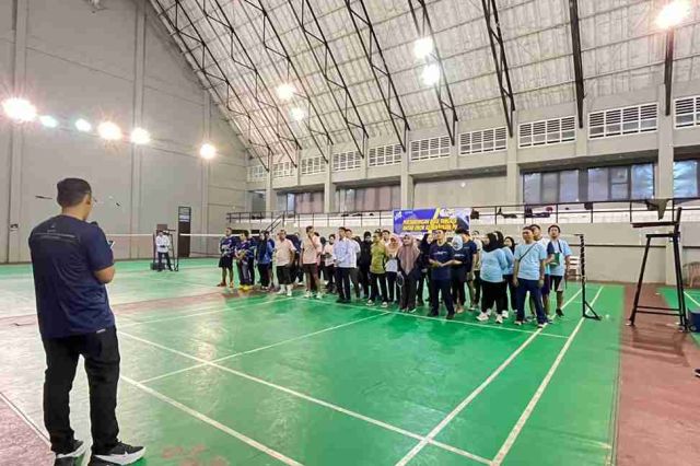 Semangat Bertanding, Bapekom PU Makassar Borong Juara 3 Bersama di Ajang Bulutangkis Lintas UNOR