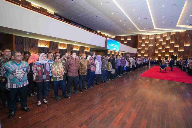 Pelantikan 520 Pejabat Kementerian PU dan Serah Terima Jabatan Kepala Balai sebagai Wujud Estafet Kepemimpinan