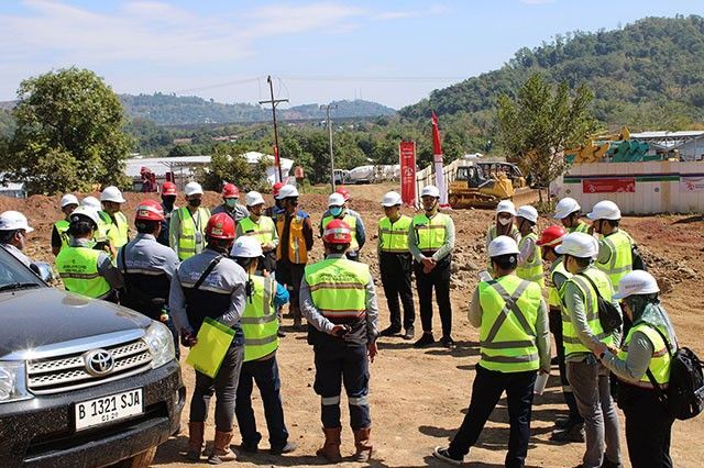 Kunjungan Lapangan SMKKK Ahli Muda di Proyek Pekerjaan Bendungan Jenelata