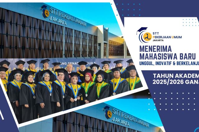 Sekolah Tinggi Teknologi Pekerjaan Umum Menerima Mahasiswa Baru Tahun Akademik 2025/2026 Ganjil