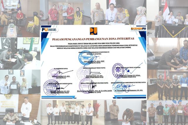 Penandatanganan Piagam Pencanangan Pembangunan Zona Integritas (ZI)